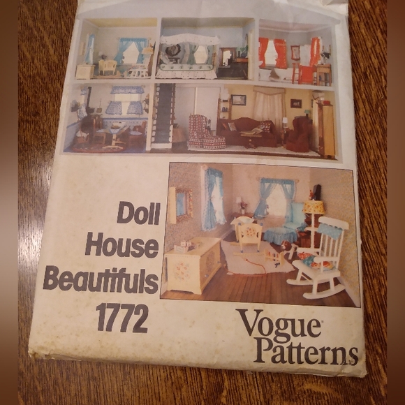 Dollhouse Patterns: Vogue, Nursery in Miniature & Dollhouse Wiring Instructions - Picture 1 of 8
